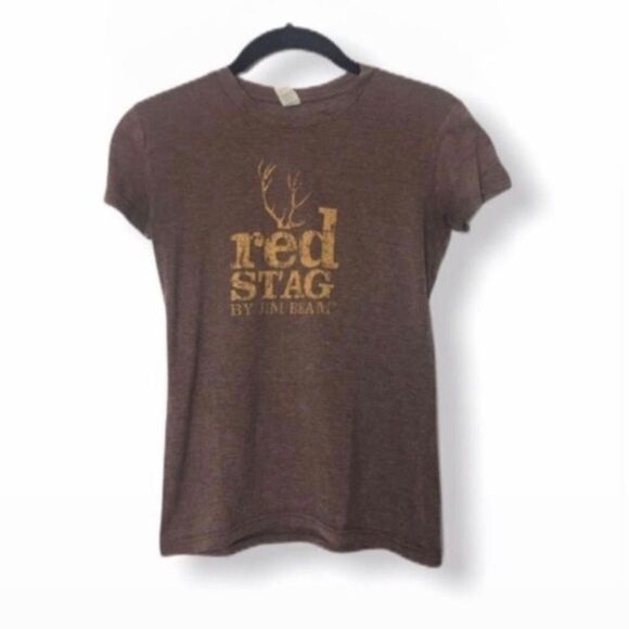 Red Stag by Jim Beam Women’s Graphic Tee Shirt SZ S – Short Sleeve Tultex Blend - Picture 5 of 6